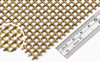 Metallgitter aus Messing oder Bronze